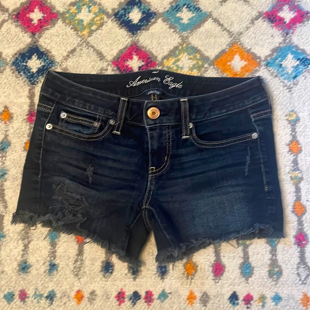 AEO denim shorts